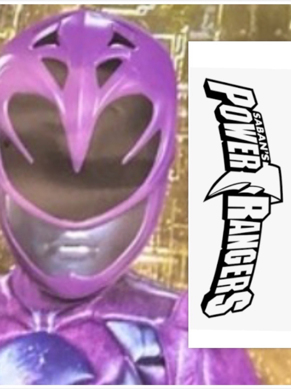 Power Rangers PINK RANGER Halloween Mask And Glove Set